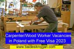 Carpenter/Wood Worker Vacancies in Poland with Free Visa 2023