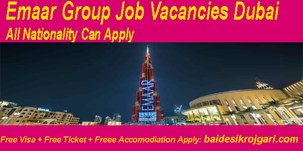 Emaar Vacancies for 2023 in Dubai- Multiple vacancies